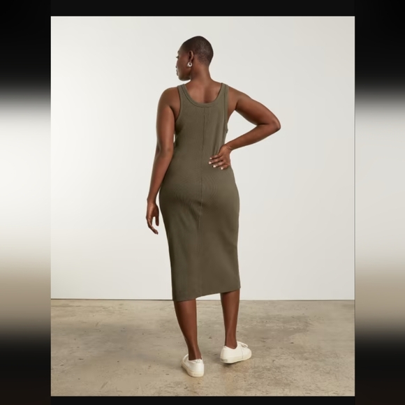 Everlane nwt The ’90s Rib Dress - Picture 2 of 5
